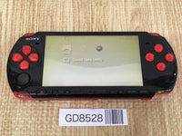 GD8528 Plz Read Item Condi PSP-3000 BLACK & RED SONY PSP Console Japan