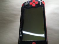 GD8528 Plz Read Item Condi PSP-3000 BLACK & RED SONY PSP Console Japan