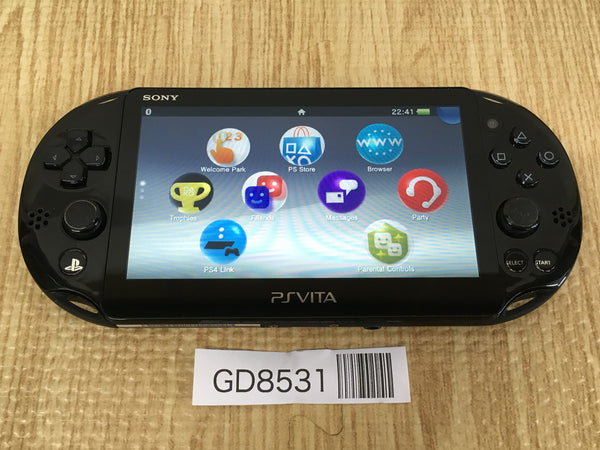 GD8531 Plz Read Item Condi PS Vita PCH-2000 BLACK SONY PSP Console Japan