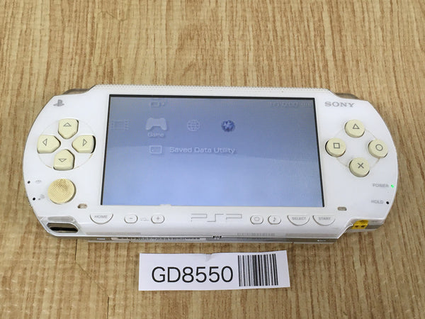 GD8550 Plz Read Item Condi PSP-1000 CERAMIC WHITE SONY PSP Console Japan
