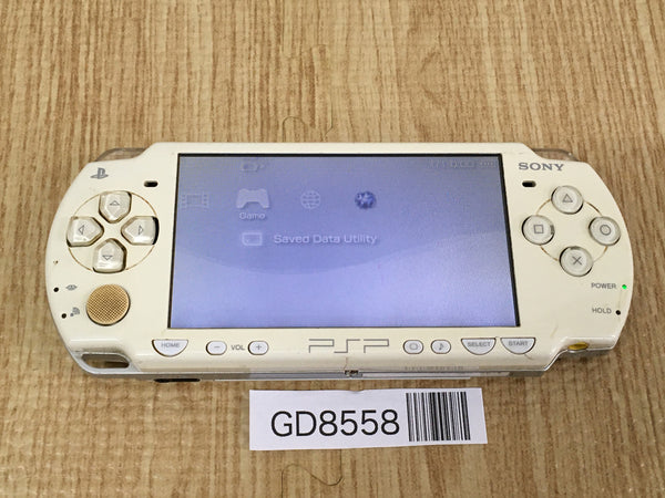 GD8558 Plz Read Item Condi PSP-2000 CERAMIC WHITE SONY PSP Console Japan