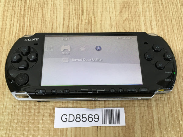 GD8569 Plz Read Item Condi PSP-3000 PIANO BLACK SONY PSP Console Japan