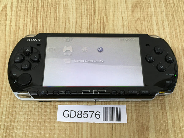GD8576 Plz Read Item Condi PSP-3000 PIANO BLACK SONY PSP Console Japan