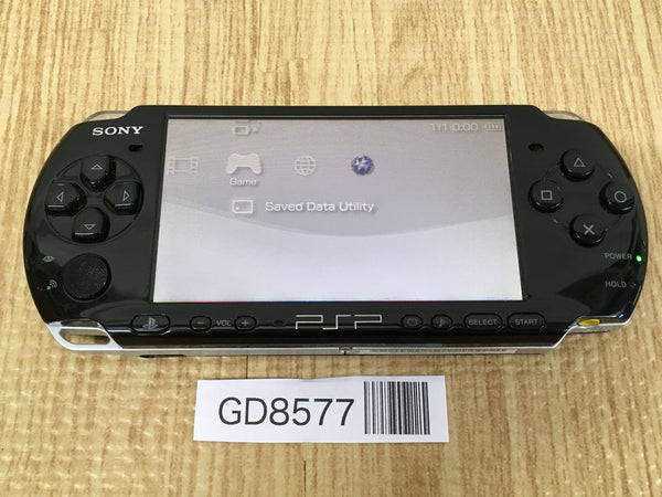 GD8577 Plz Read Item Condi PSP-3000 PIANO BLACK SONY PSP Console Japan