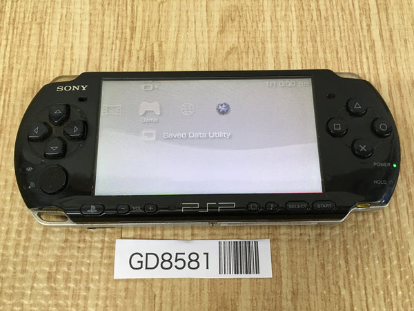 GD8581 Plz Read Item Condi PSP-3000 PIANO BLACK SONY PSP Console Japan