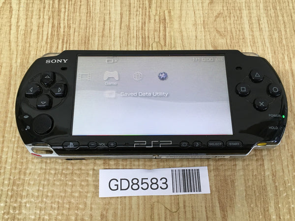 GD8583 Plz Read Item Condi PSP-3000 PIANO BLACK SONY PSP Console Japan