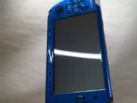 GD8604 Plz Read Item Condi PSP-3000 VIBRANT BLUE SONY PSP Console Japan