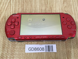 GD8608 Plz Read Item Condi PSP-3000 RADIANT RED SONY PSP Console Japan