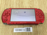 GD8610 Plz Read Item Condi PSP-3000 RADIANT RED SONY PSP Console Japan