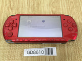 GD8610 Plz Read Item Condi PSP-3000 RADIANT RED SONY PSP Console Japan