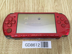 GD8612 Plz Read Item Condi PSP-3000 RADIANT RED SONY PSP Console Japan