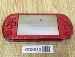 GD8613 Plz Read Item Condi PSP-3000 RADIANT RED SONY PSP Console Japan