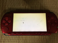 GD8613 Plz Read Item Condi PSP-3000 RADIANT RED SONY PSP Console Japan