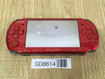 GD8614 Plz Read Item Condi PSP-3000 RADIANT RED SONY PSP Console Japan