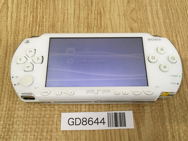GD8644 No Battery PSP-1000 CERAMIC WHITE SONY PSP Console Japan
