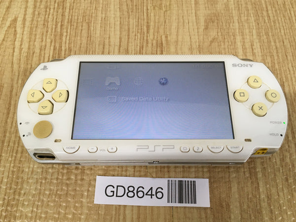 GD8646 Plz Read Item Condi PSP-1000 CERAMIC WHITE SONY PSP Console Japan