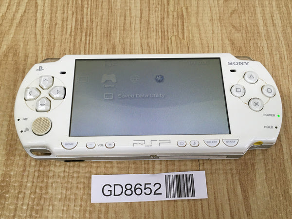GD8652 Plz Read Item Condi PSP-2000 CERAMIC WHITE SONY PSP Console Japan