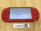 GD8654 Plz Read Item Cond PSP-2000 DEEP RED SONY PSP Console Japan