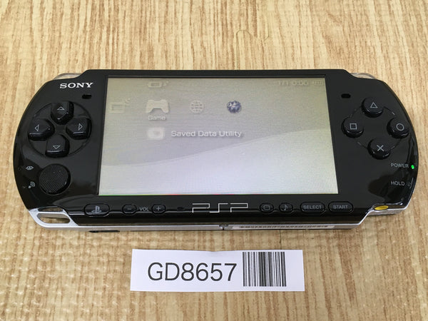 GD8657 Plz Read Item Condi PSP-3000 PIANO BLACK SONY PSP Console Japan