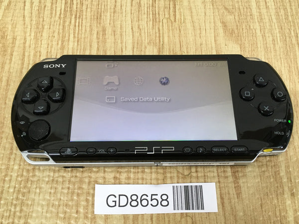 GD8658 Plz Read Item Condi PSP-3000 PIANO BLACK SONY PSP Console Japan