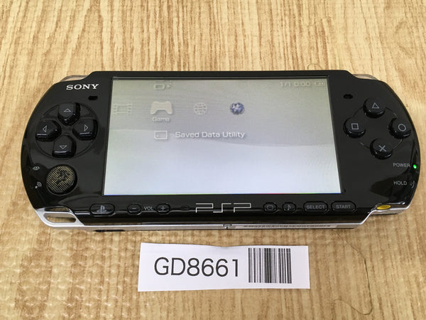 GD8661 Plz Read Item Condi PSP-3000 PIANO BLACK SONY PSP Console Japan