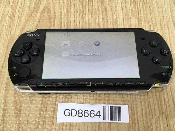 GD8664 Plz Read Item Condi PSP-3000 PIANO BLACK SONY PSP Console Japan