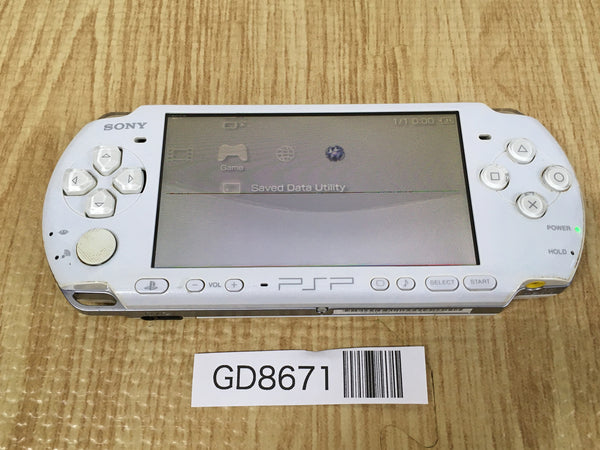 GD8671 Plz Read Item Condi PSP-3000 PEARL WHITE SONY PSP Console Japan