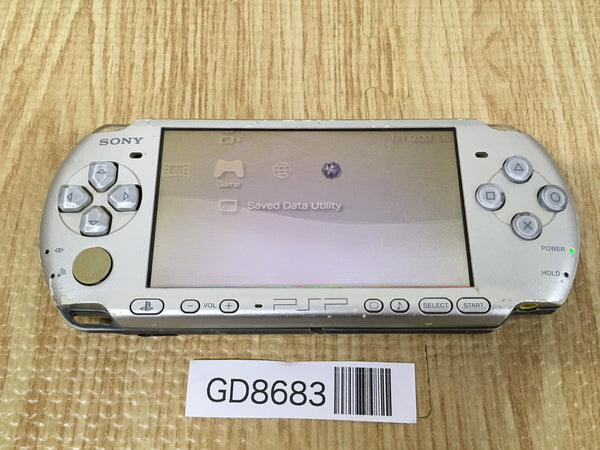 GD8683 Plz Read Item Condi PSP-3000 MYSTIC Silver SONY PSP Console Japan