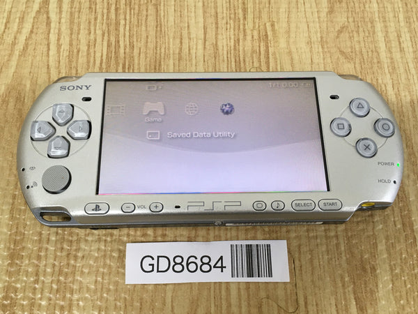 GD8684 Plz Read Item Condi PSP-3000 MYSTIC Silver SONY PSP Console Japan