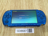 GD8687 Plz Read Item Condi PSP-3000 VIBRANT BLUE SONY PSP Console Japan