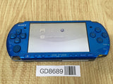 GD8689 Plz Read Item Condi PSP-3000 VIBRANT BLUE SONY PSP Console Japan