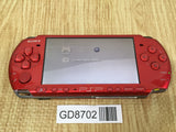 GD8702 Plz Read Item Condi PSP-3000 RADIANT RED SONY PSP Console Japan