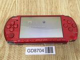 GD8704 Plz Read Item Condi PSP-3000 RADIANT RED SONY PSP Console Japan