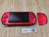 GD8710 Not Working PSP-3000 RADIANT RED SONY PSP Console Japan