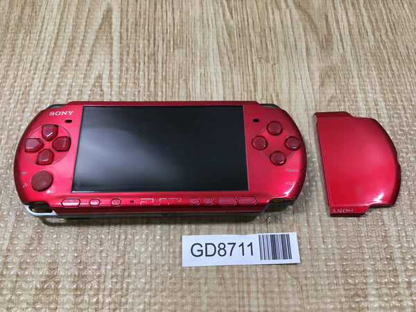 GD8711 Not Working PSP-3000 RADIANT RED SONY PSP Console Japan