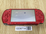 GD8714 Plz Read Item Condi PSP-3000 RADIANT RED SONY PSP Console Japan