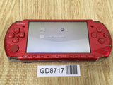 GD8717 Plz Read Item Condi PSP-3000 RADIANT RED SONY PSP Console Japan