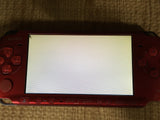 GD8717 Plz Read Item Condi PSP-3000 RADIANT RED SONY PSP Console Japan