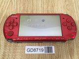 GD8719 Plz Read Item Condi PSP-3000 RADIANT RED SONY PSP Console Japan