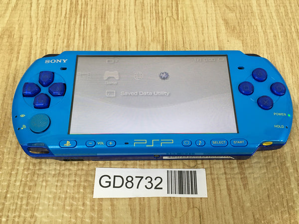 GD8732 No Battery PSP-3000 Sky Marine Blue SONY PSP Console Japan