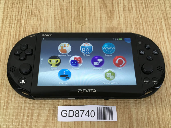 GD8740 Plz Read Item Condi PS Vita PCH-2000 BLACK SONY PSP Console Japan