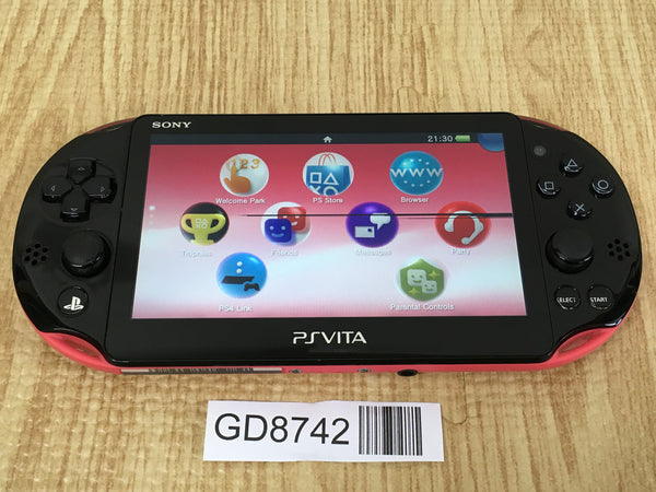GD8742 Plz Read Item Condi PS Vita PCH-2000 PINK & BLACK SONY PSP Console Japan