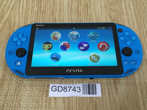 GD8743 PS Vita PCH-2000 AQUA BLUE SONY PSP Console Japan