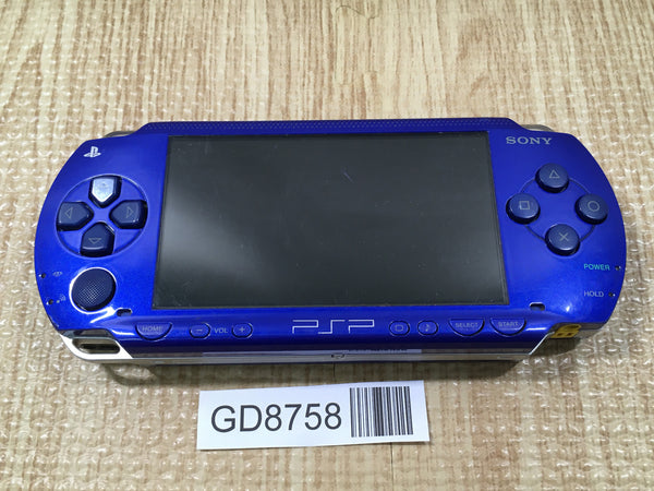 GD8758 Not Working - PSP-1000 METALLIC BLUE SONY PSP Console Japan
