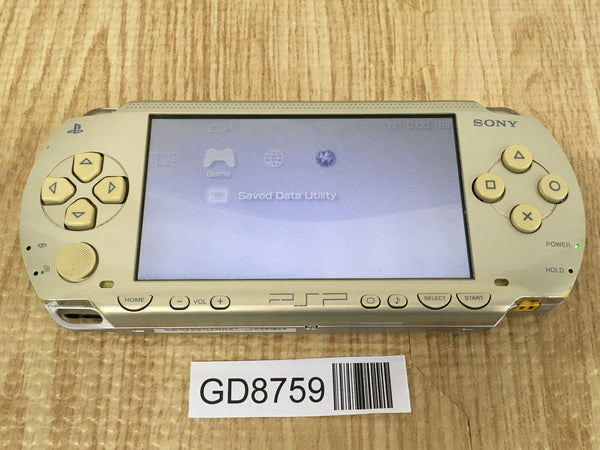 GD8759 With Defects - PSP-1000 CHAMPAGNE GOLD SONY PSP Console Japan