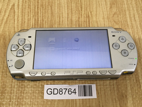 GD8764 With Defects - PSP-2000 ICE Silver SONY PSP Console Japan