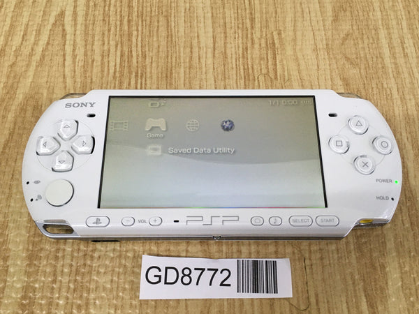 GD8772 With Defects - PSP-3000 PEARL WHITE SONY PSP Console Japan