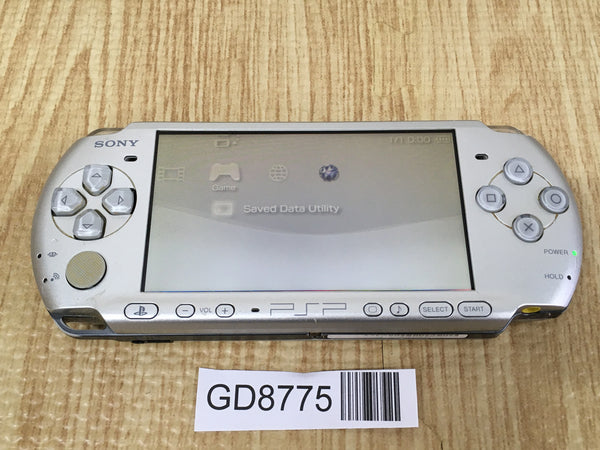 GD8775 With Defects - PSP-3000 MYSTIC Silver SONY PSP Console Japan