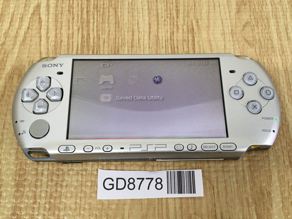 GD8778 With Defects - PSP-3000 MYSTIC Silver SONY PSP Console Japan