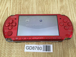 GD8780 With Defects - PSP-3000 RADIANT RED SONY PSP Console Japan
